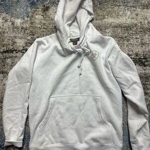 Ariat White Hoodie Sweater
